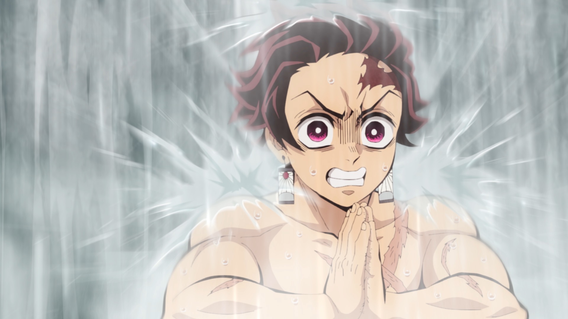 鬼灭柱训练篇第6集:炭治郎受岩柱高难训练,被玄弥提示深受启发