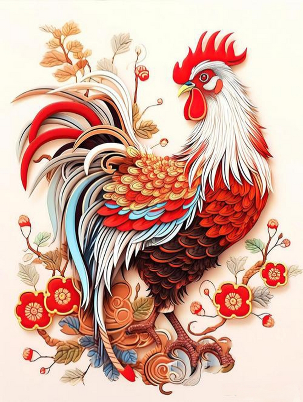 金鸡报晓啦!朋友,早安!