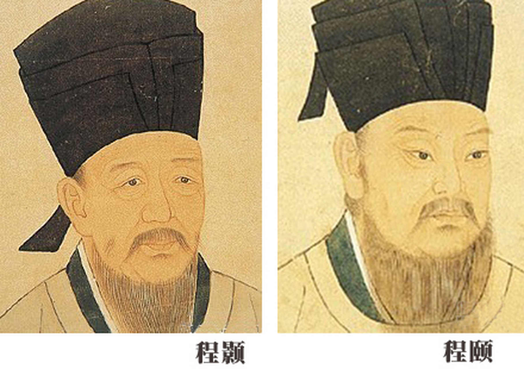 北宋理学家程颢,程颐兄弟,应邀赴宴.