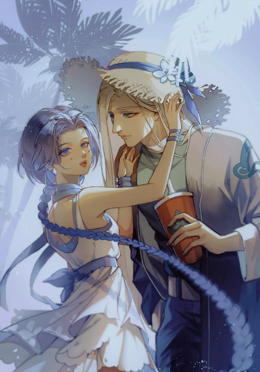 梅花十三和青凤也太甜了吧#二次元