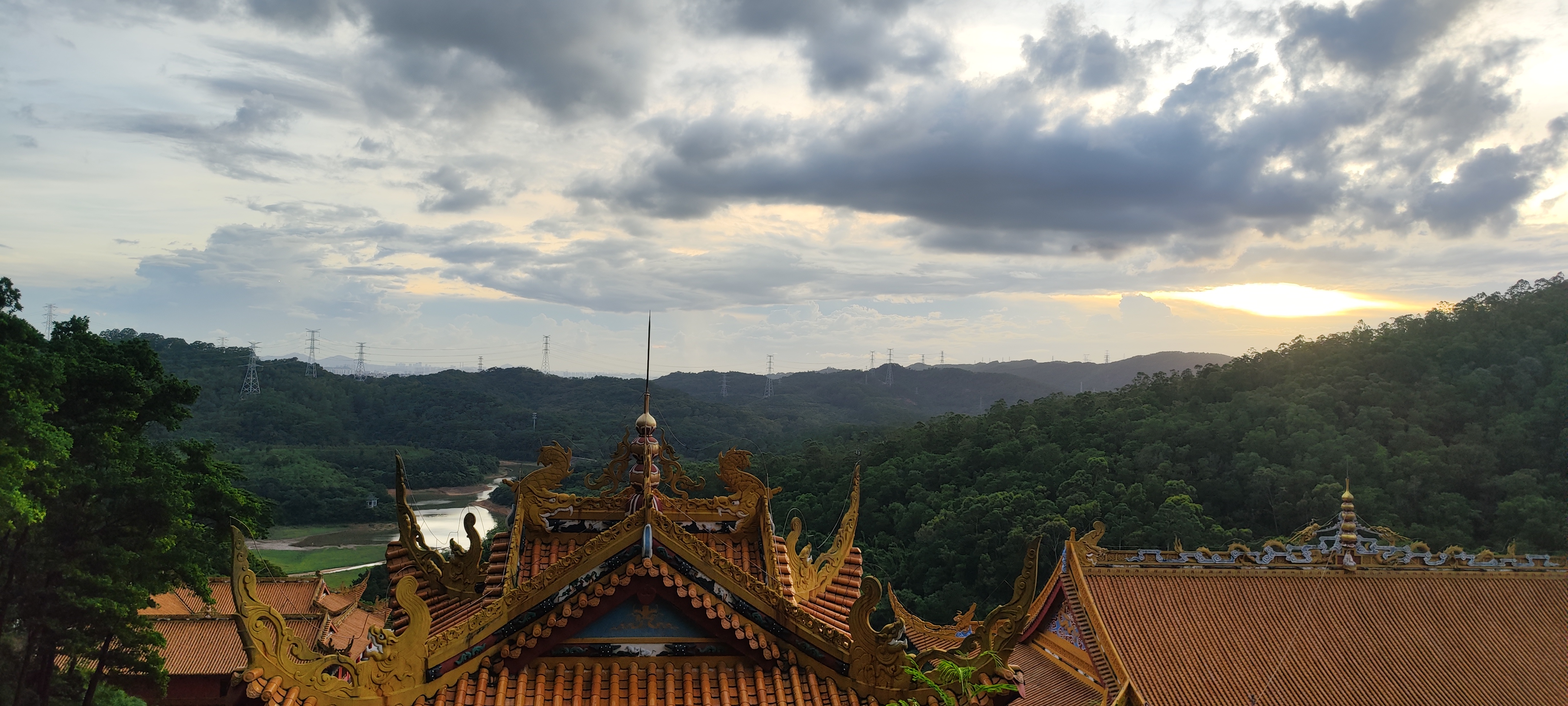 大岭山森林公园观音寺图片