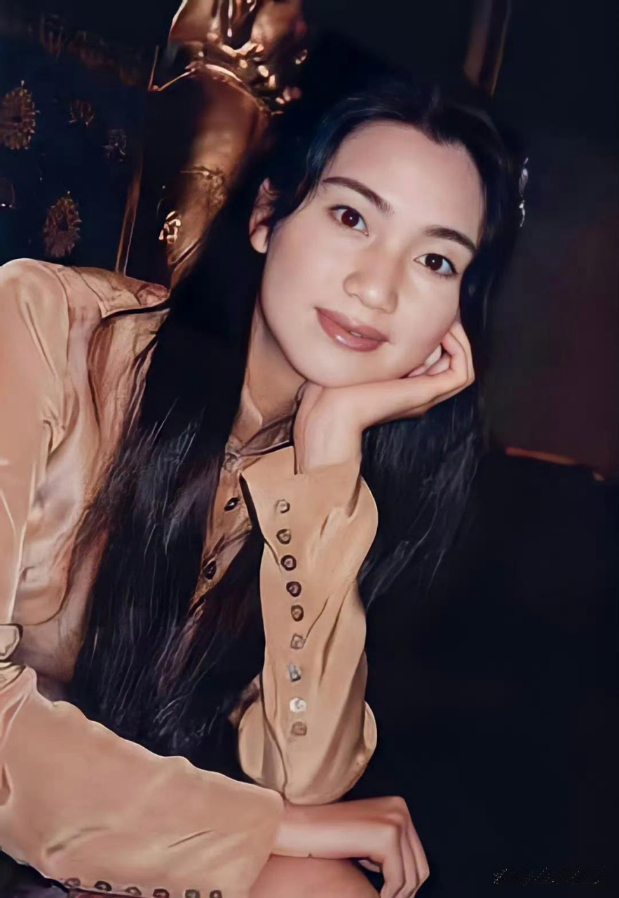 早期的洪欣,清纯秀丽,十分治愈.