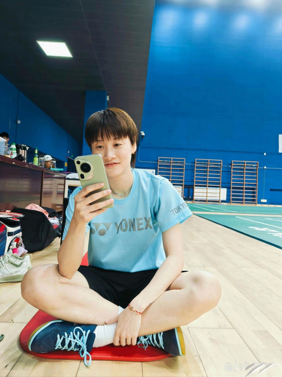 陈雨菲这自拍照.厉害