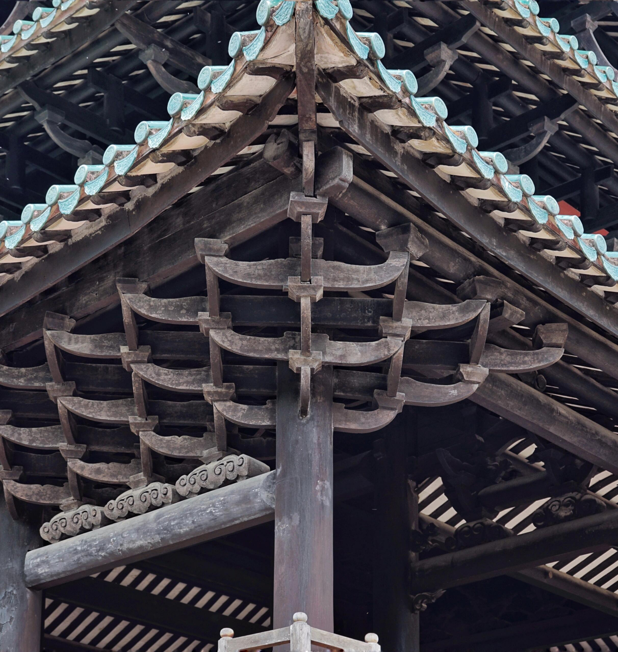 广西容县 — "杠杆式"明代阁楼:真武阁 在广东境内,古寺,古庙,古祠,古