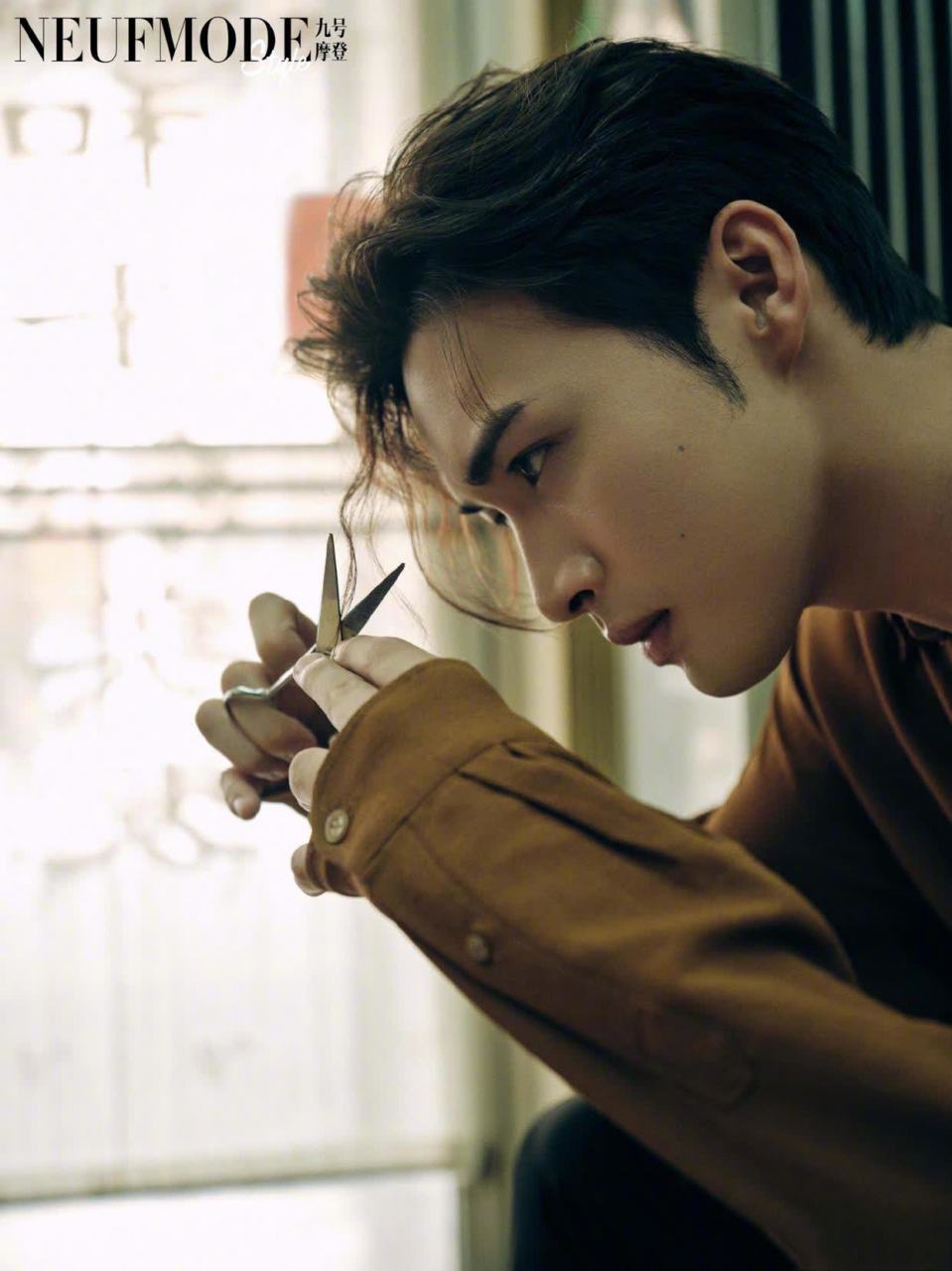 张彬彬的新发型,真的很帅气