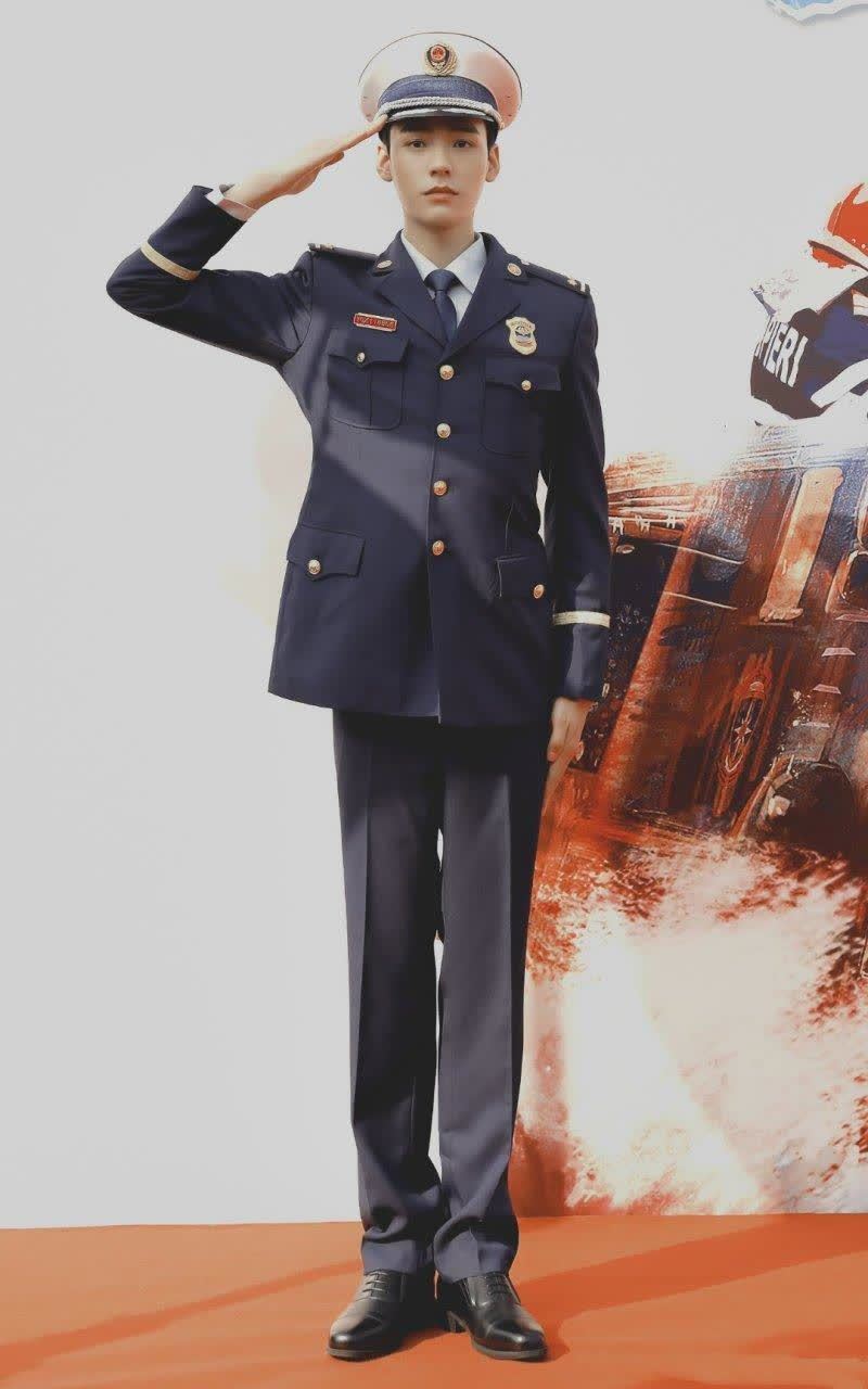 龚俊的火焰蓝军装,正义感爆棚!
