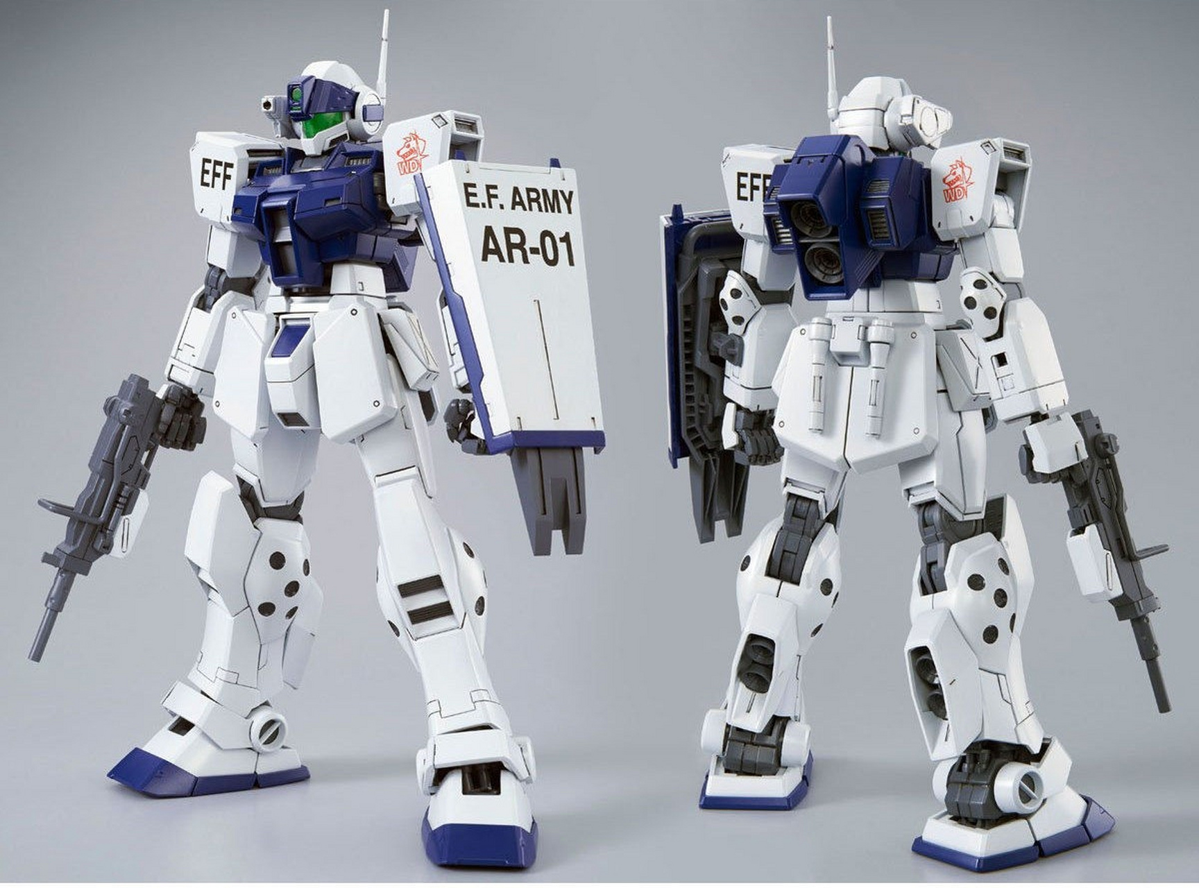 模型欣赏:pb限定 机动战士高达 mg 吉姆狙击型ii 白狗队,机体出自