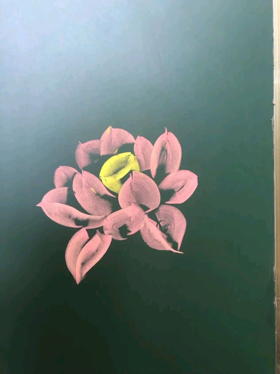 粉笔画 | 荷花之美