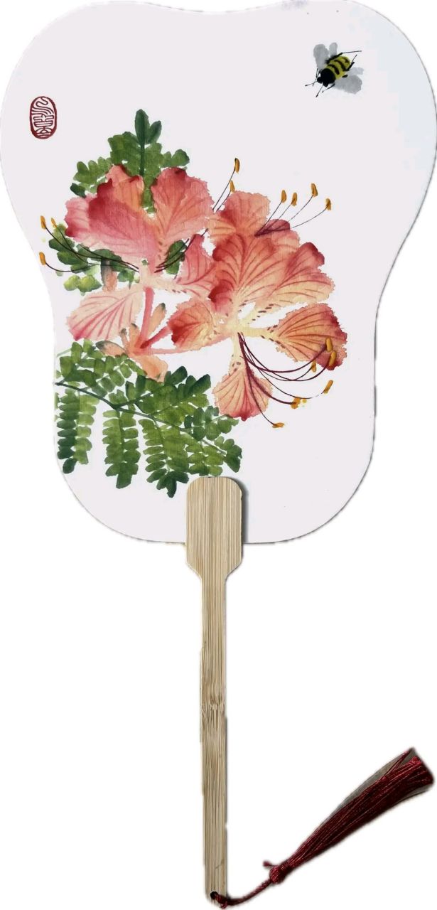 团扇 | 花卉题材作品