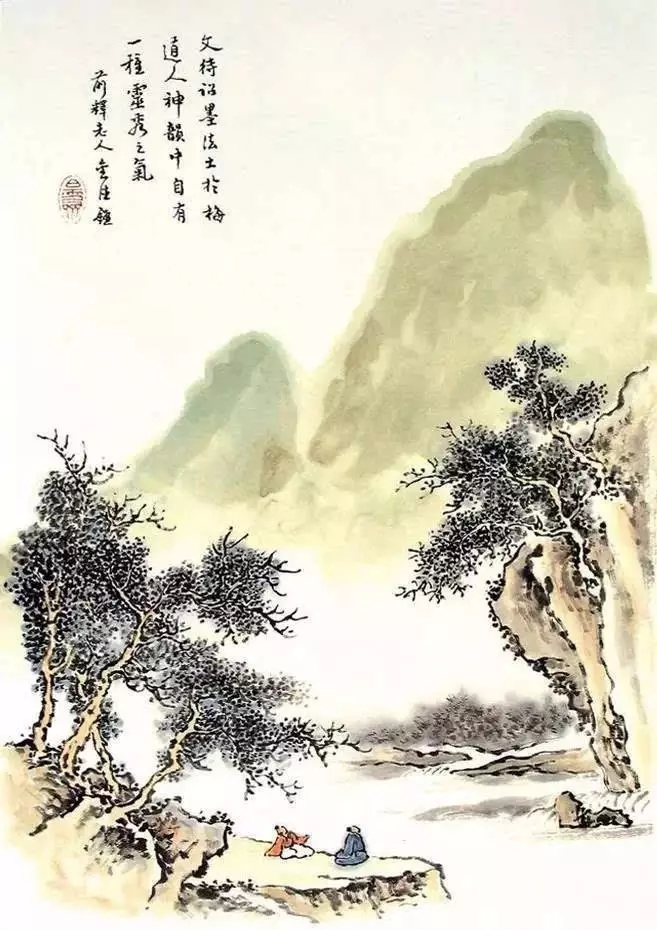 《芥子园画谱》——山水图谱精选九幅,新手小白速来认领最佳临摹资料