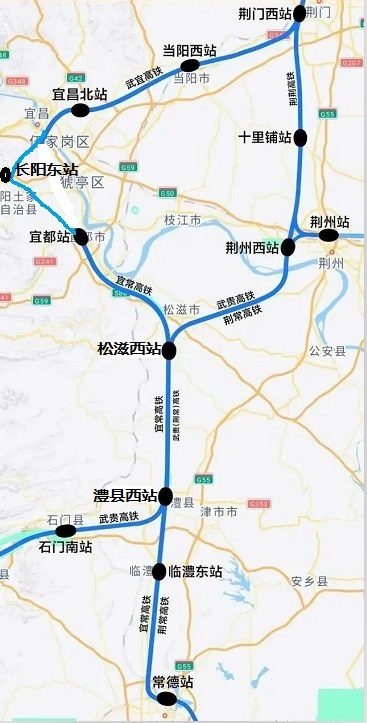 郑贵高铁最新线路图图片