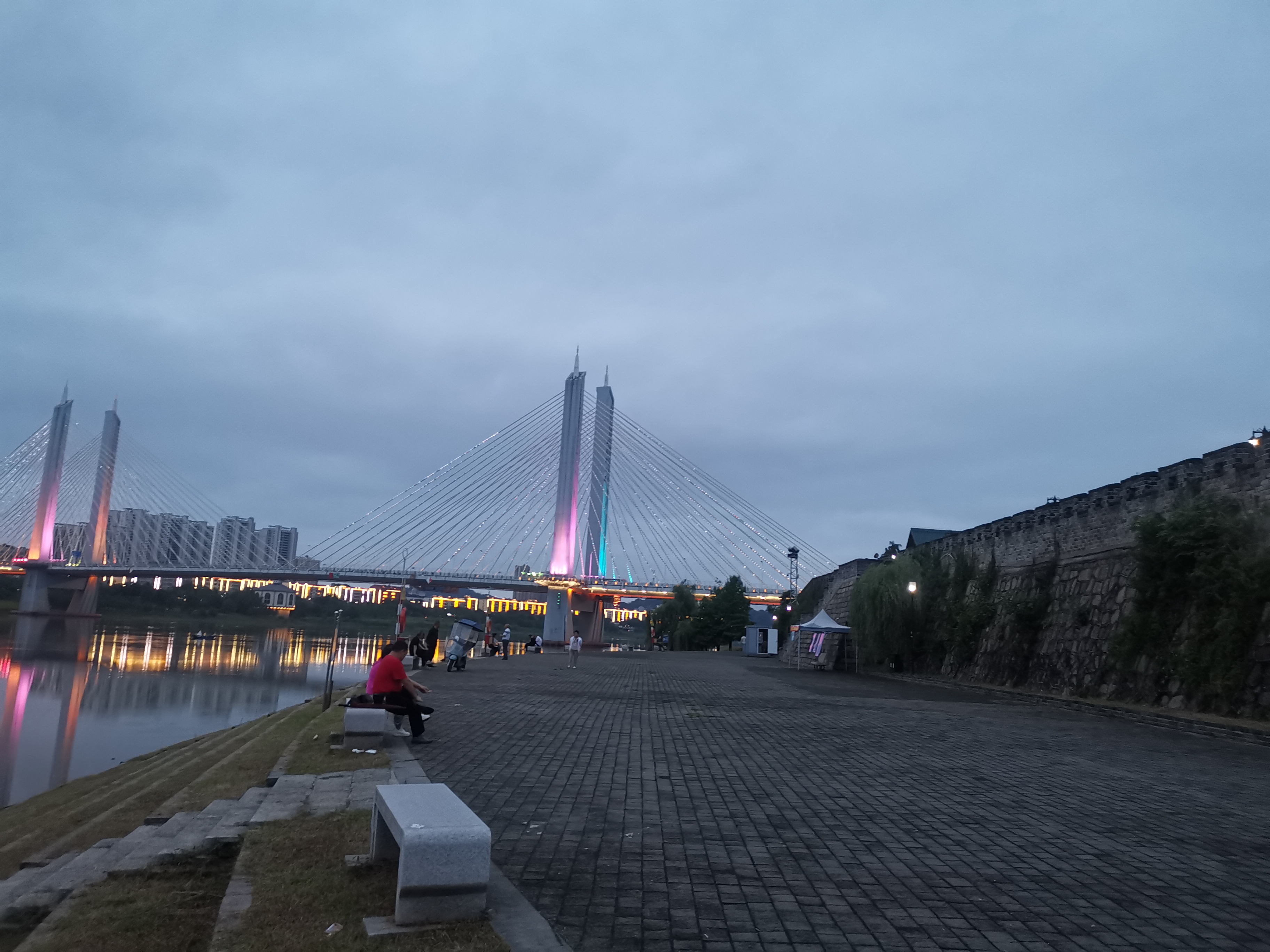 以后有机会一定要来益阳住上一段时间晚上益阳图片益阳资江东路湖南省