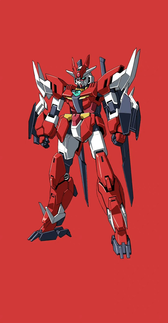 分享一组机动战士高达插画作品,展现了核心高达的六种形态,通过换装不