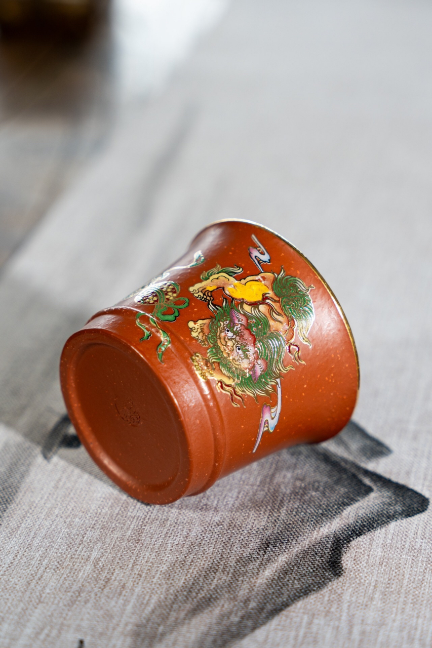 9797茶周边速递 【纳福迎祥】(喜欢可询) 优质鱼籽朱泥,135cc