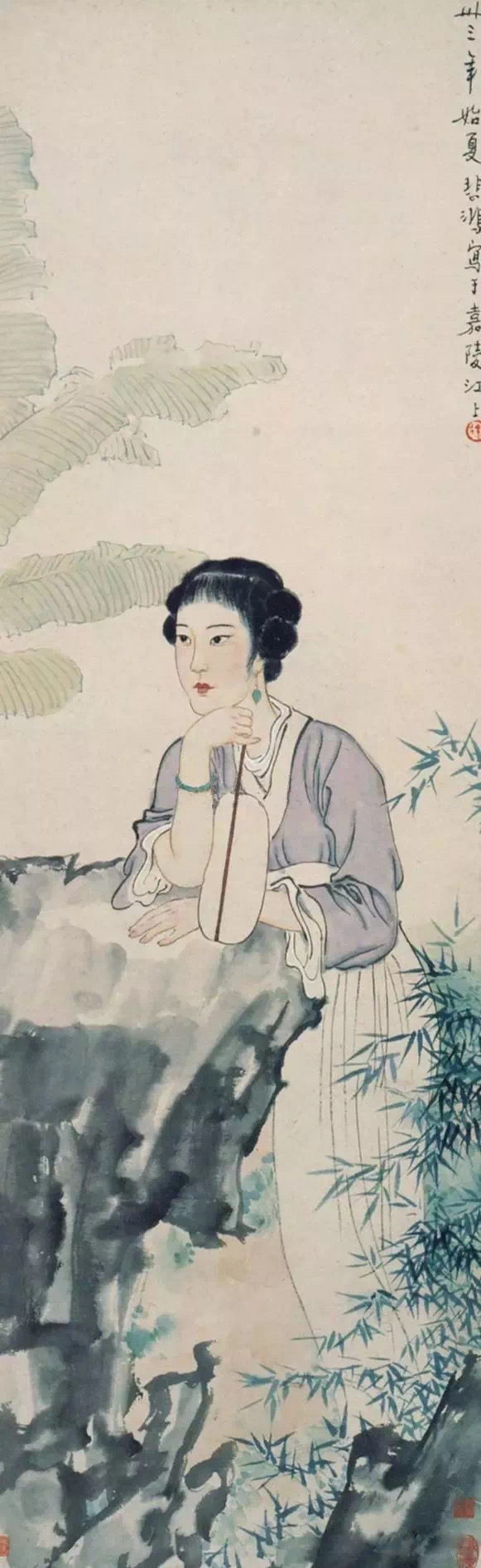 从画中走出来的美女图片