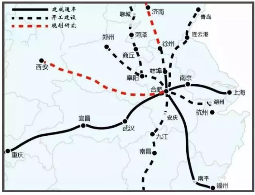 合肥至池州高铁规划图图片