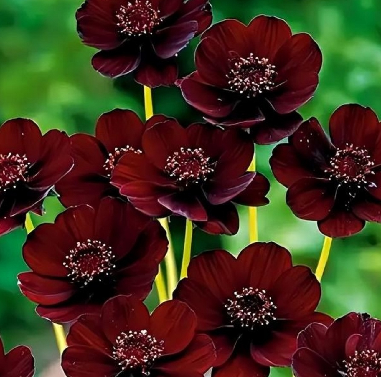 这是生长在墨西哥的巧克力宇宙花,浑身散发巧克力味道!你说有多诱人!