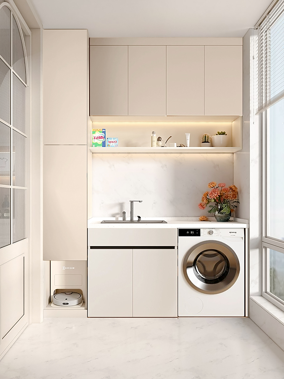 欧兰特 | 阳台柜设计,打造洗衣房新风尚!