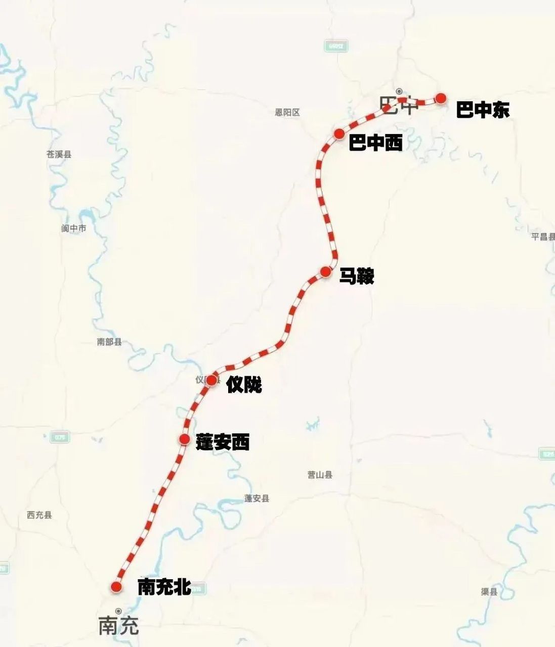 【#巴南高铁正式通车# 巴中至重庆车程缩短1个多小时】6月27号,新建的