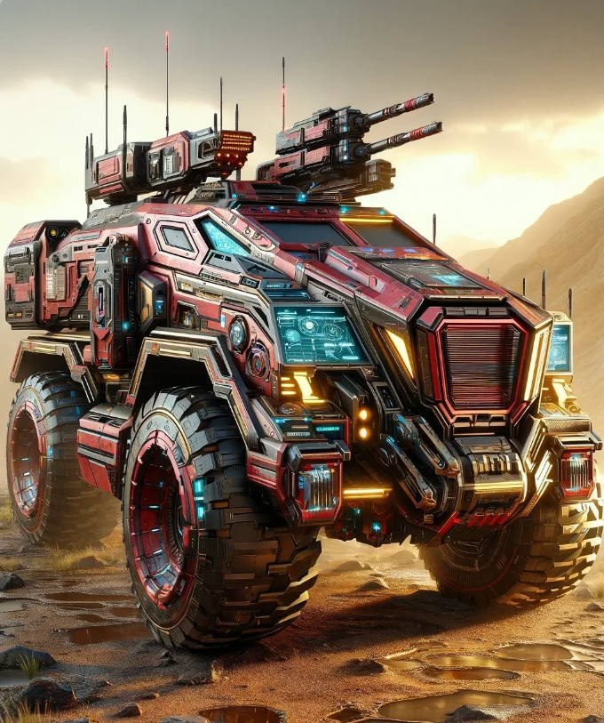 钢铁巨兽!炫酷末日战车引领重装金属风潮