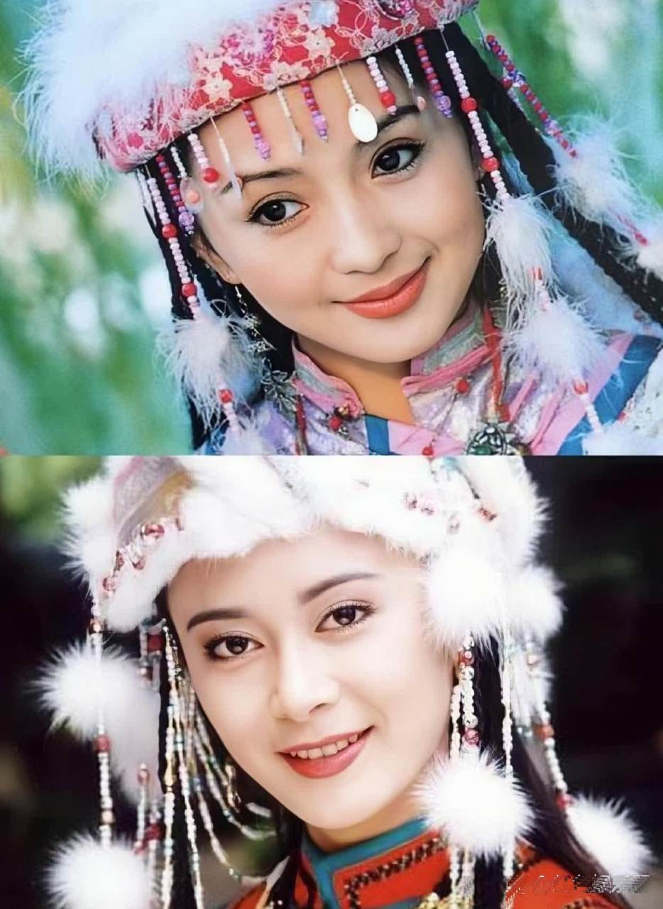 还珠格格里的塞娅和含香有着相似的造型