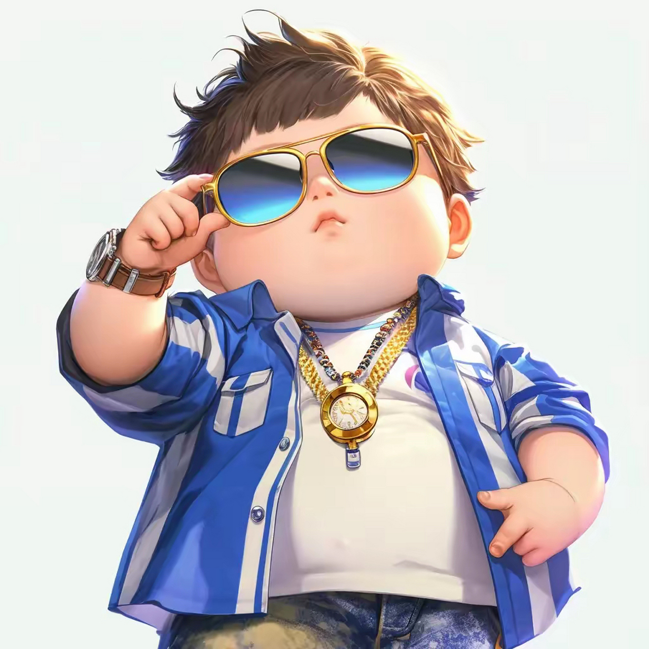 小胖墩头像,彰显霸气[你懂的][大笑]