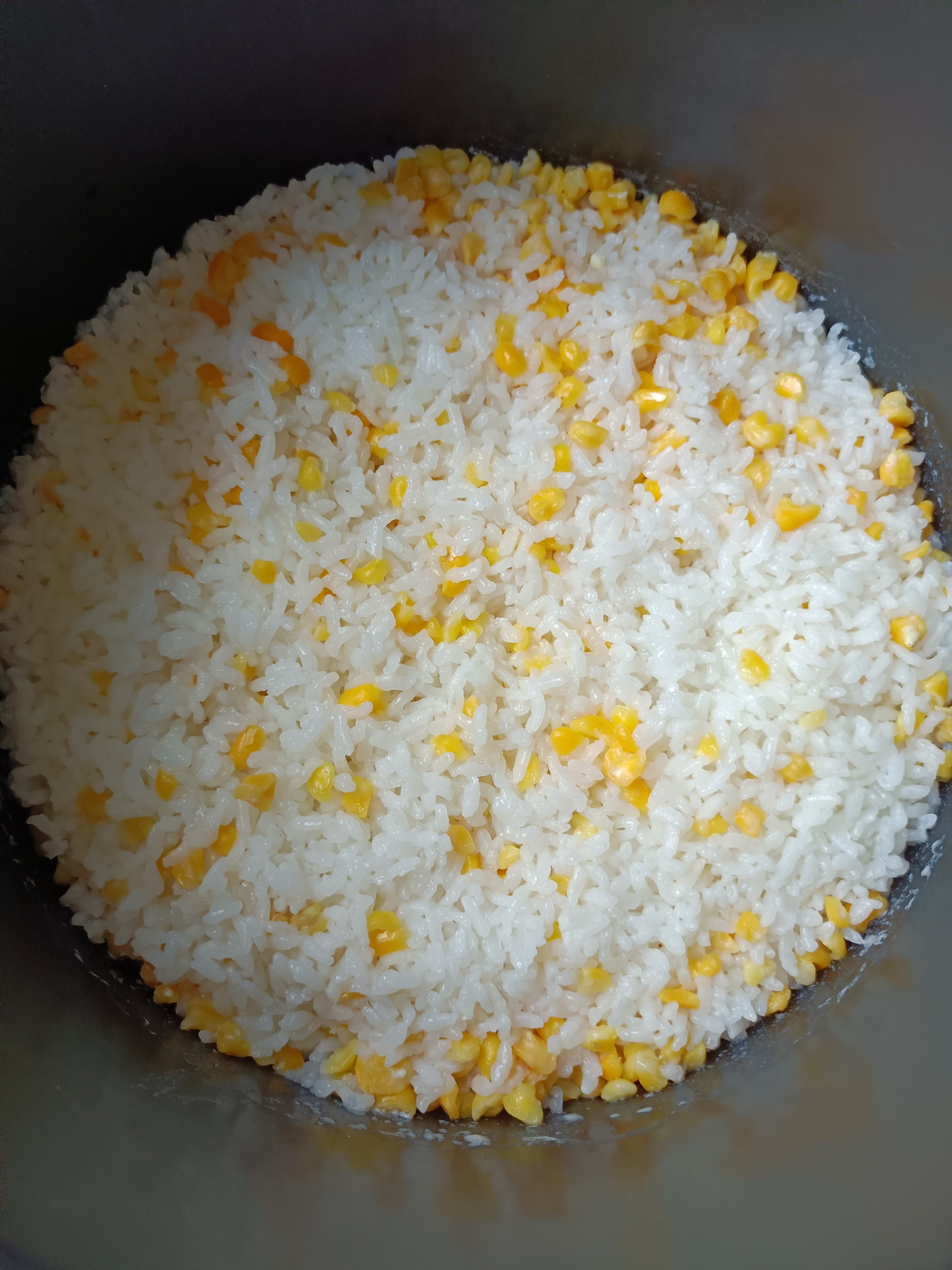 熬一锅大米和其他粗粮一起蒸出的米饭图片大全米饭加玉米碴图片高清