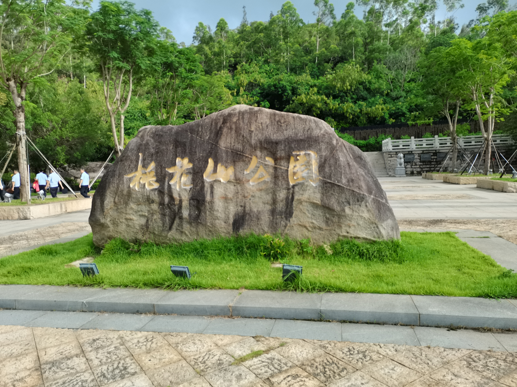 桃花山公园 网上查查,今天去桃花山公园锻炼身体.
