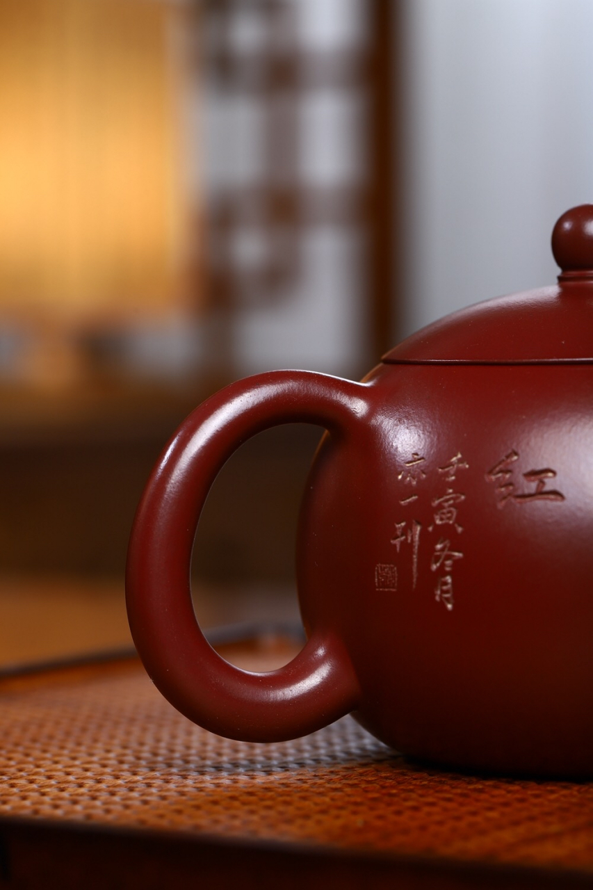 高工佳作【西施】(喜欢可询) 泥料:原矿龙血砂  容量:400cc 作者