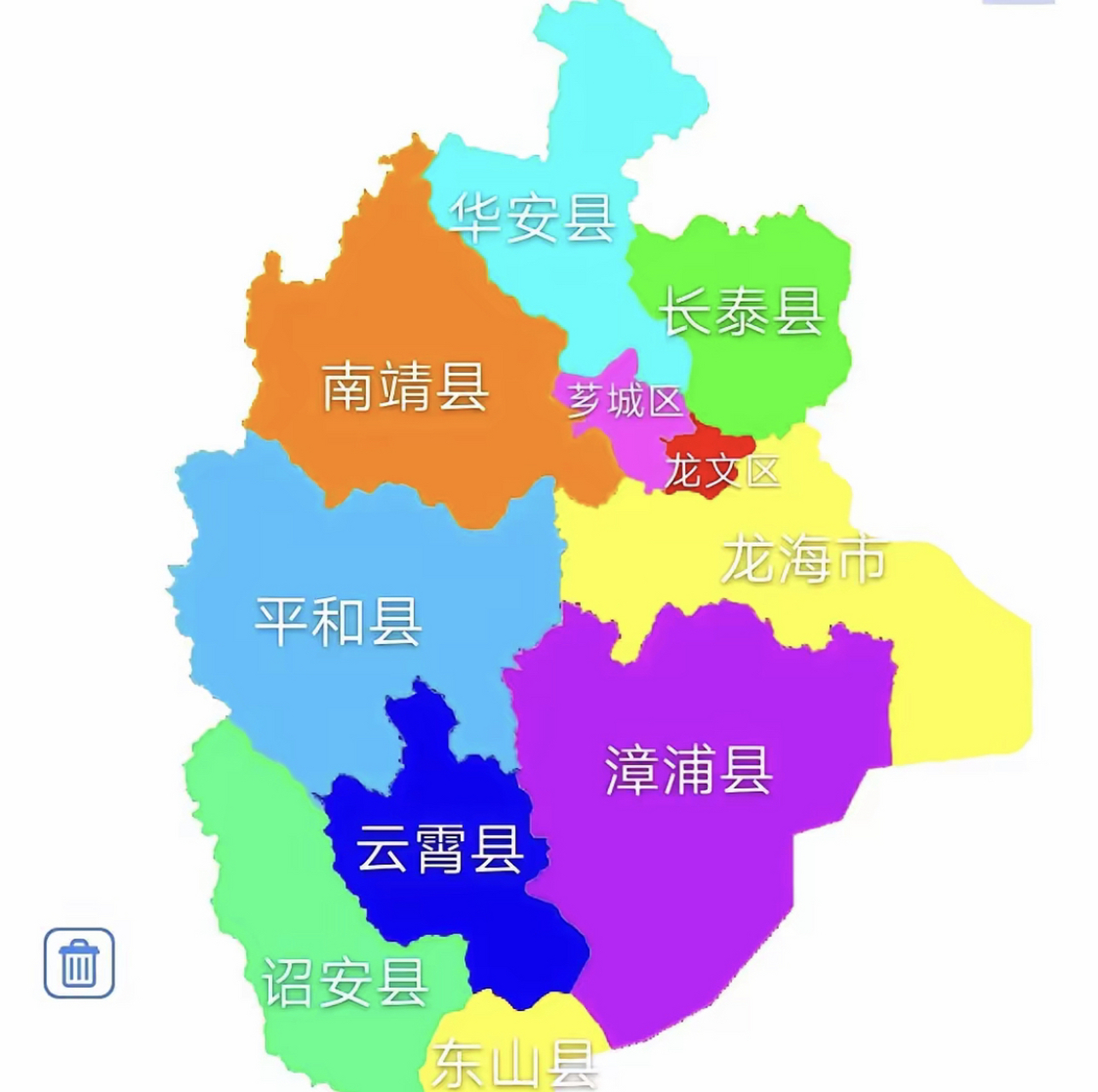 东山县乡镇地图图片