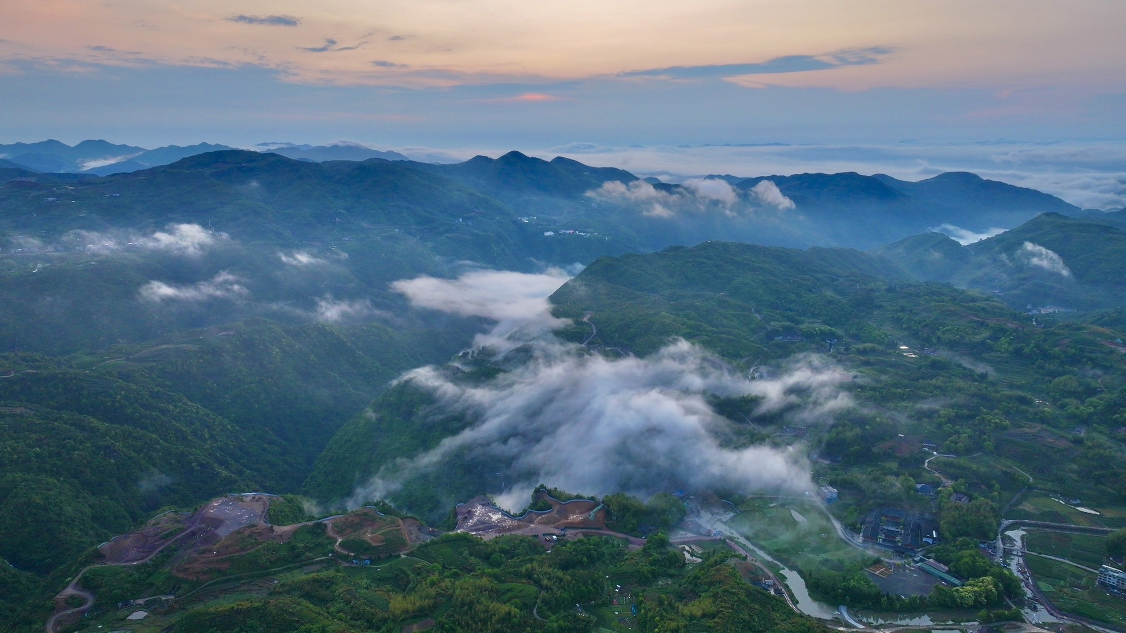 云中峡谷,时光梦境,今天用无人机带你看泰顺华东大峡谷的清晨
