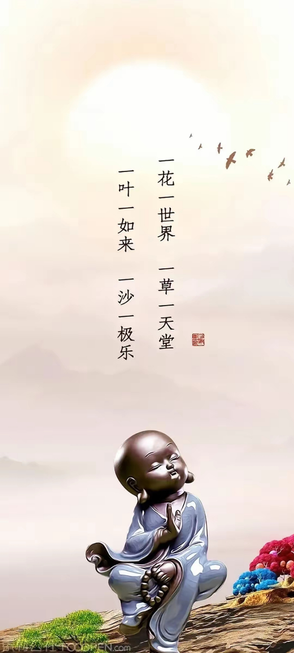 佛系手机壁纸～佛系人生,随缘随心