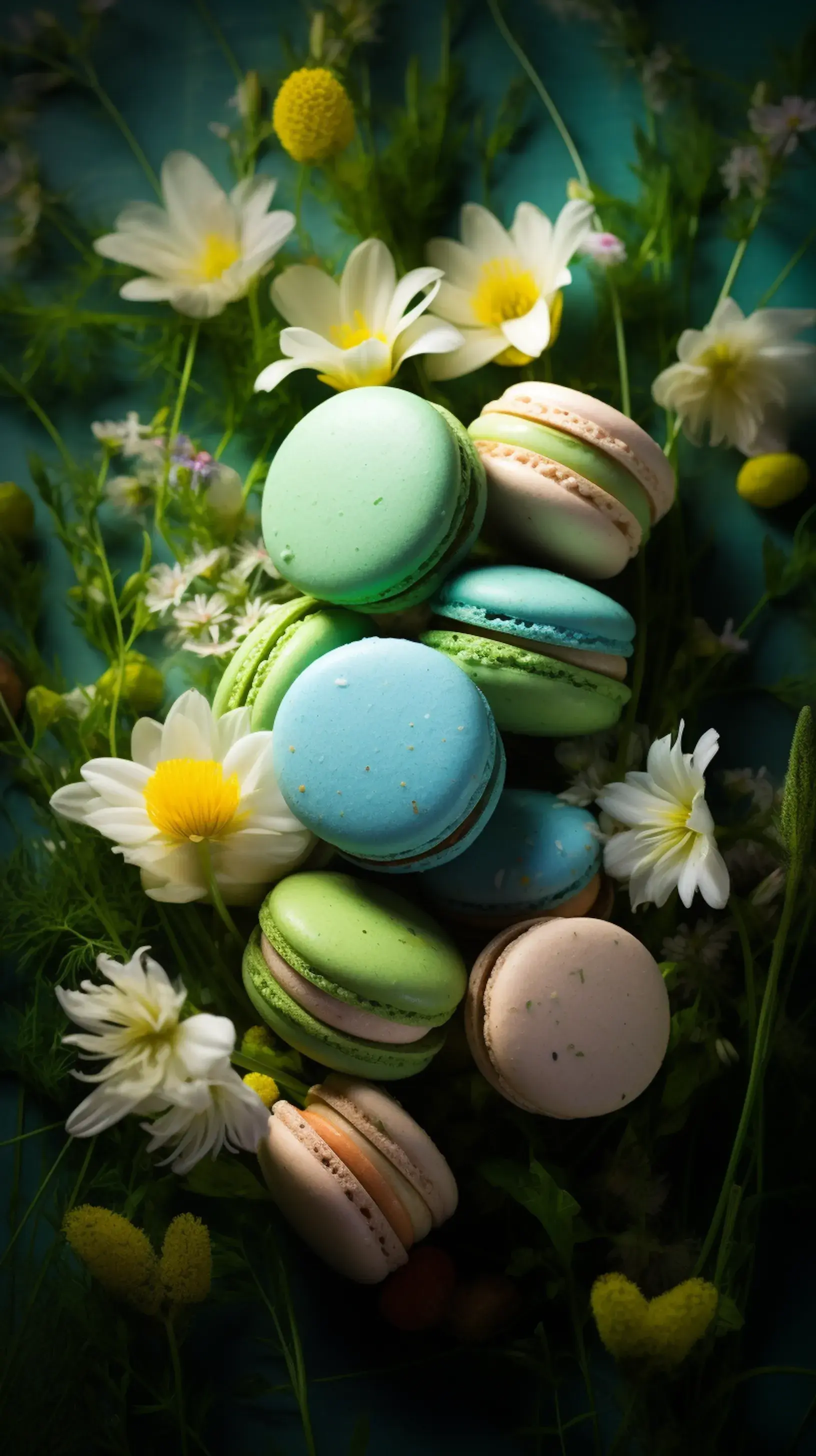 美食手机壁纸分享-马卡龙