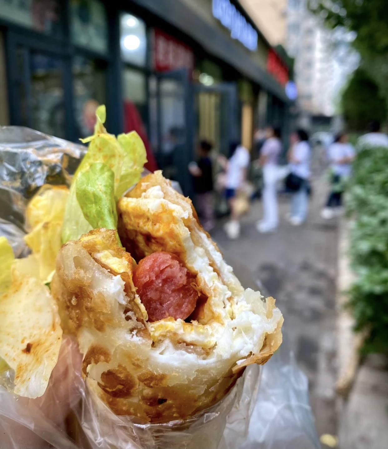 北京香酥鸡蛋灌饼图片