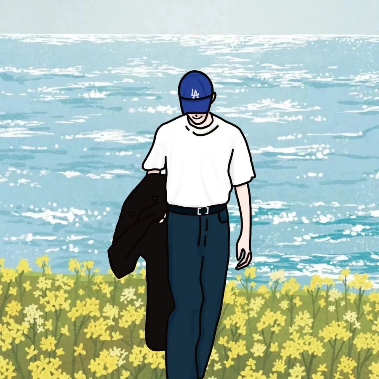 情侣头像丨简约唯美手绘情头