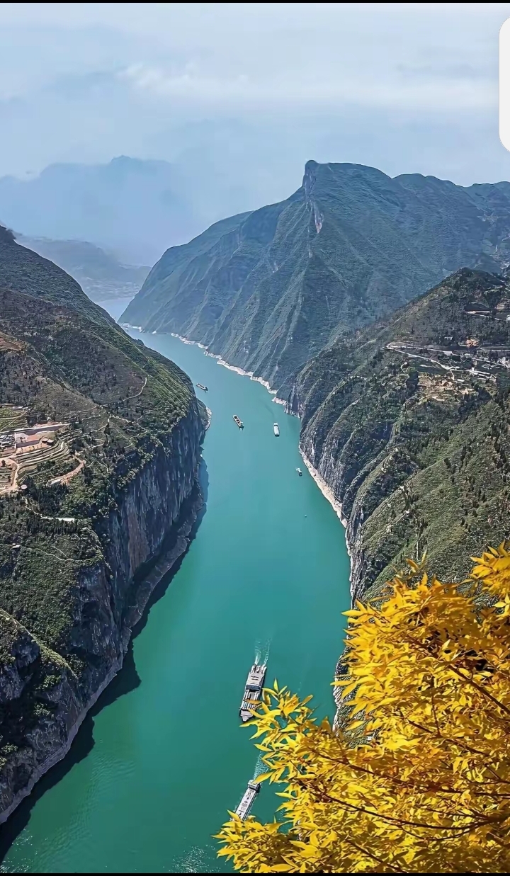 图片分享:湖北宜昌长江三峡大坝风景,中国超级工程中的世界之最