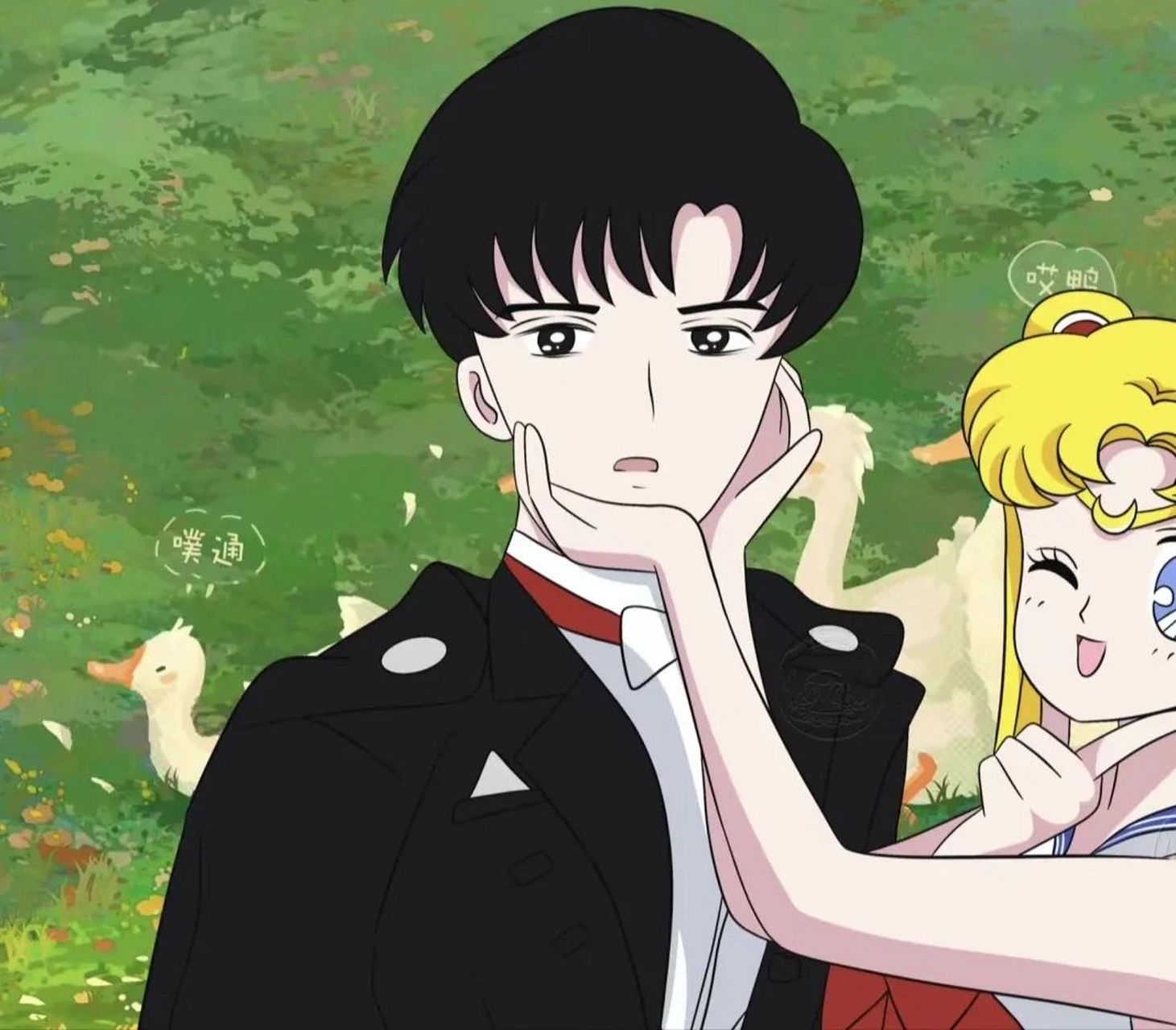 情侣头像|美少女战士的骑士