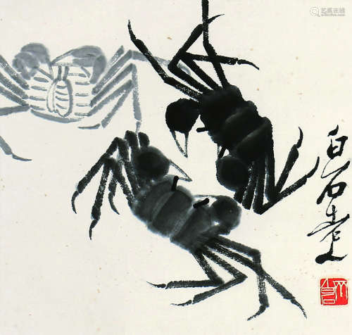 烨赫华翰《烨赫鉴宝》之齐白石先生螃蟹画作特征以及鉴赏