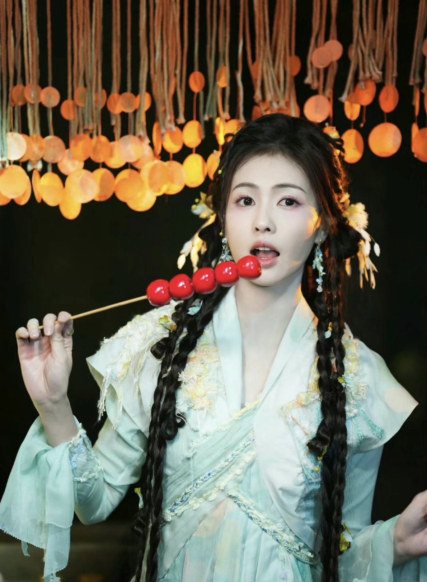 临江仙都有辫子发型双边麻花辫细麻花辫侧边粗麻花辫花样挺多
