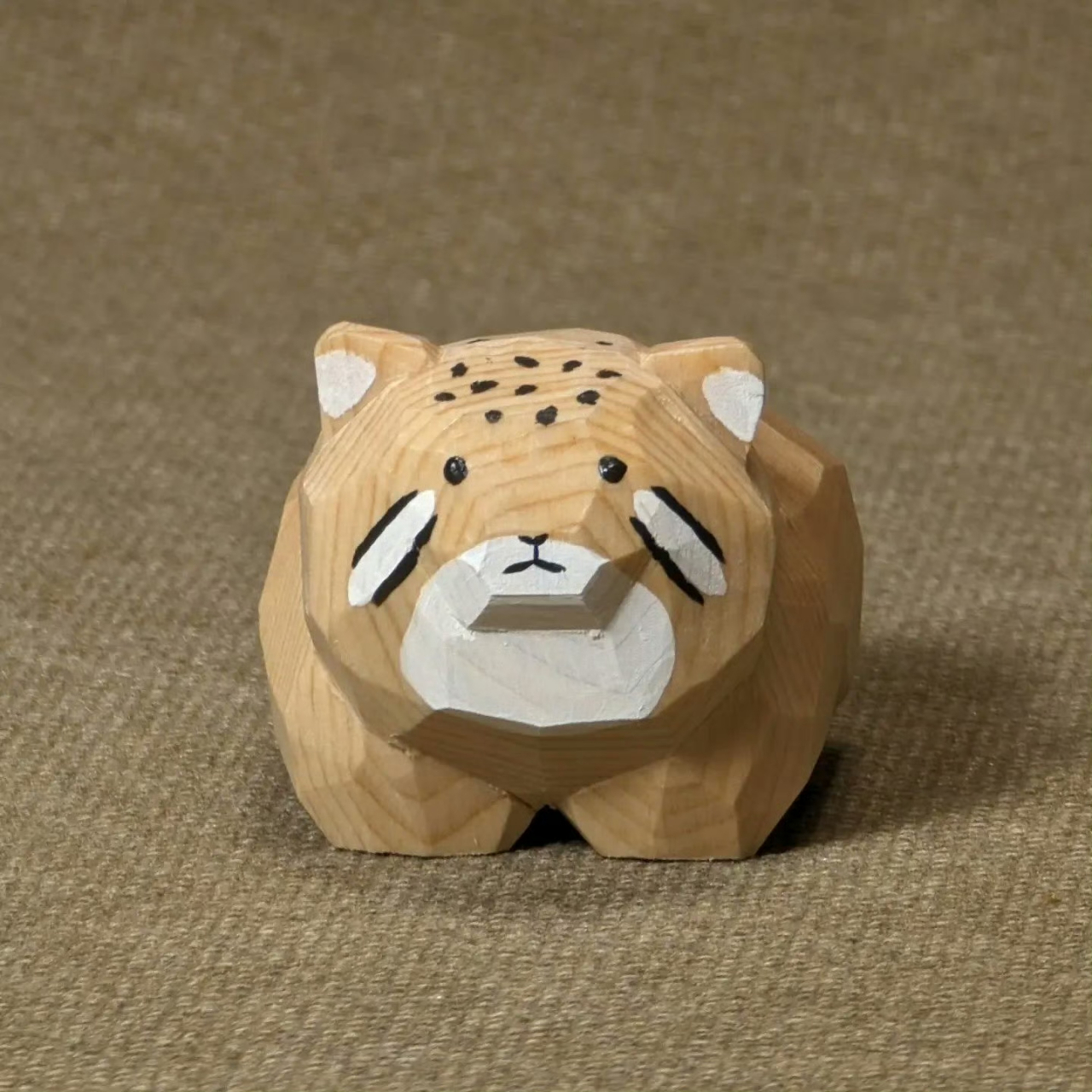 可爱的木雕小动物们