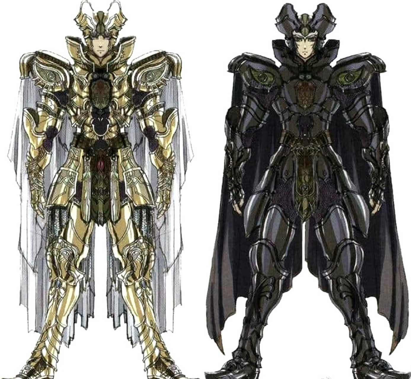 模型欣赏:《圣斗士圣衣传说》黄金圣斗士双子座撒加,对黄金圣衣进行了