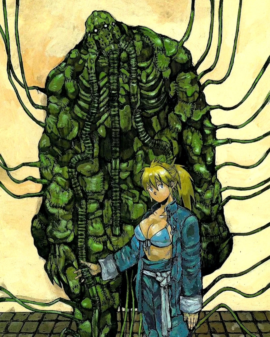 分享一组动漫《异兽魔都》插画作品,展现了生活在魔法都市中的人物