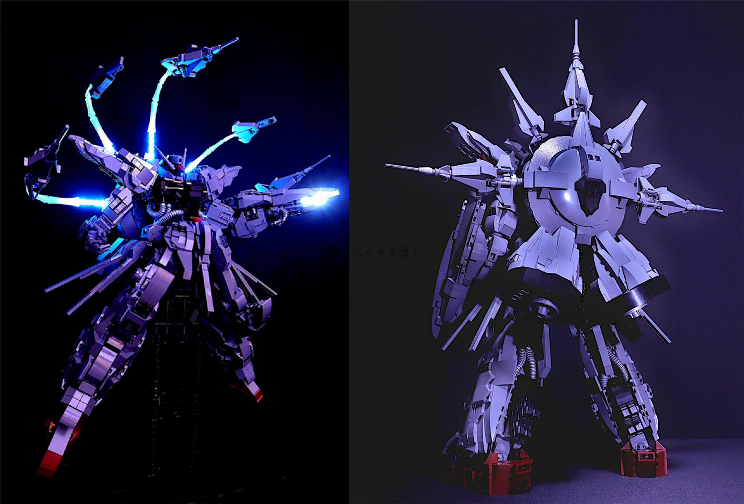 乐高达人打造《机动战士高达seed》天帝高达,玩家:光效炫酷