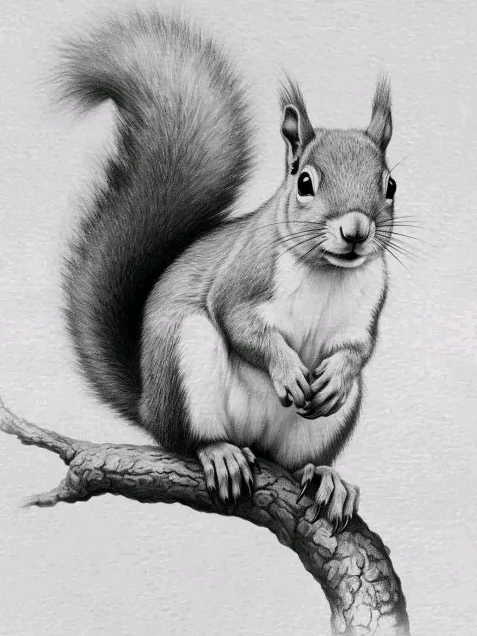 素描 | 小松鼠 松鼠(学名:sciurus vulgaris),又称北松鼠,普通松鼠