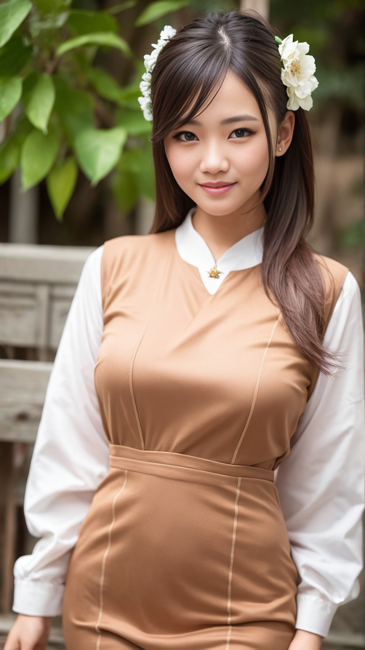 泰国美女,看上去好温柔,好清纯呀