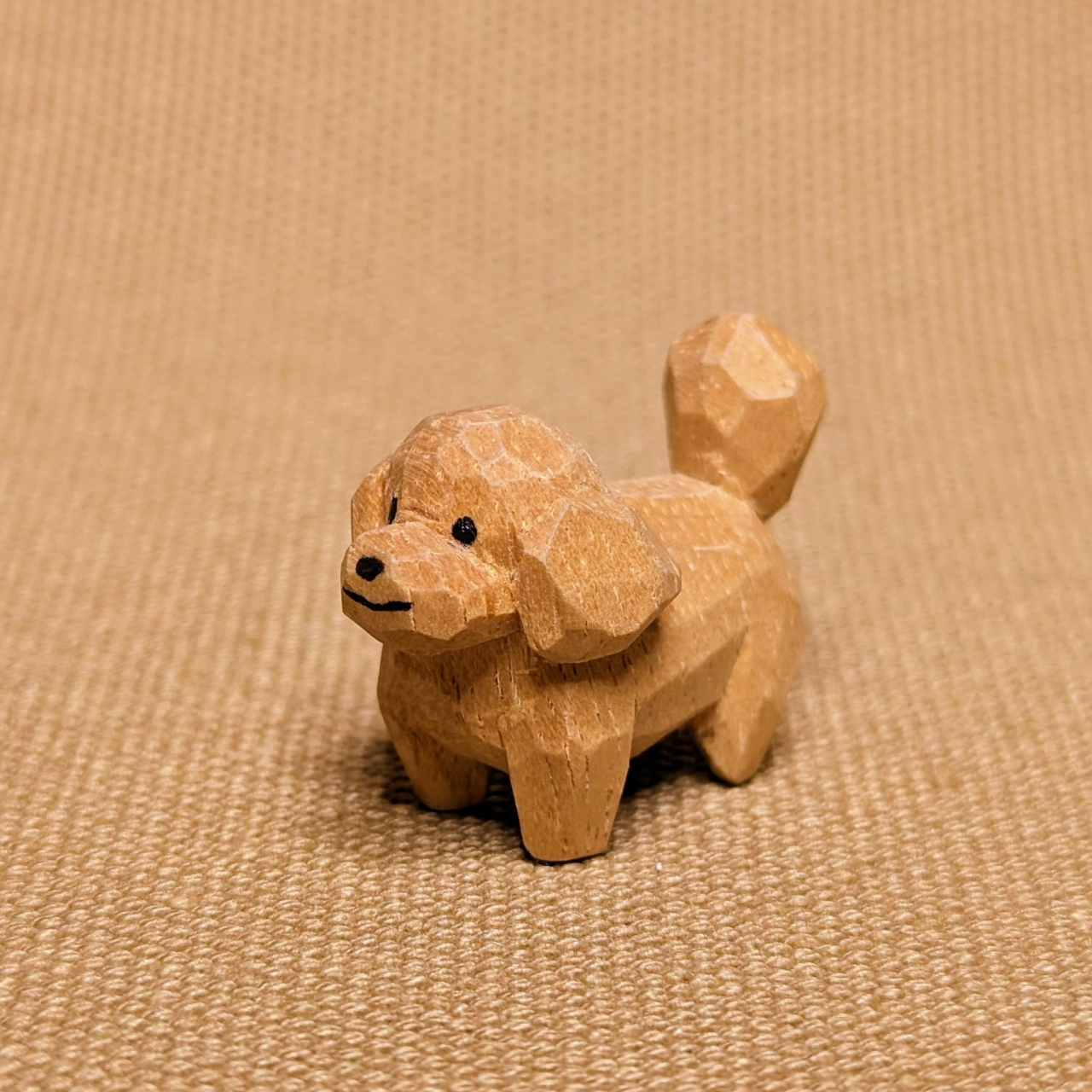 可爱的木雕小动物们