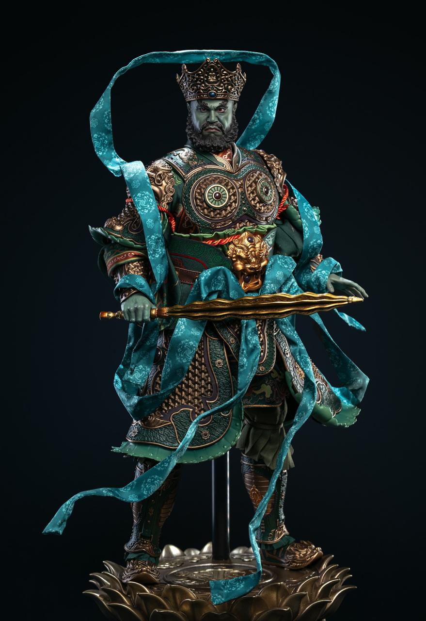 模型欣赏:haoyutoys 1/6 神话系列-南方增长天王 魔礼青,他是魔家四将