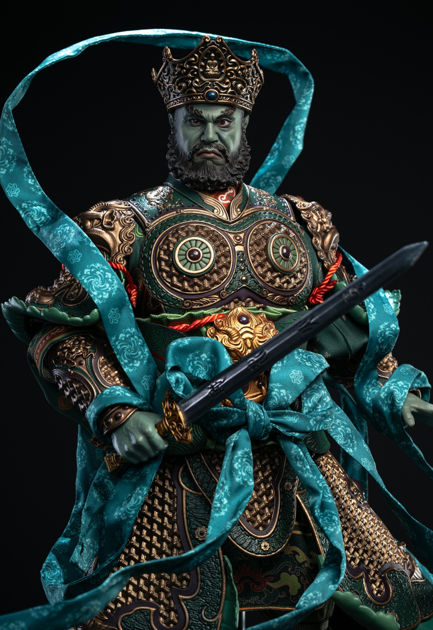模型欣赏:haoyutoys 1/6 神话系列-南方增长天王 魔礼青,他是魔家四将