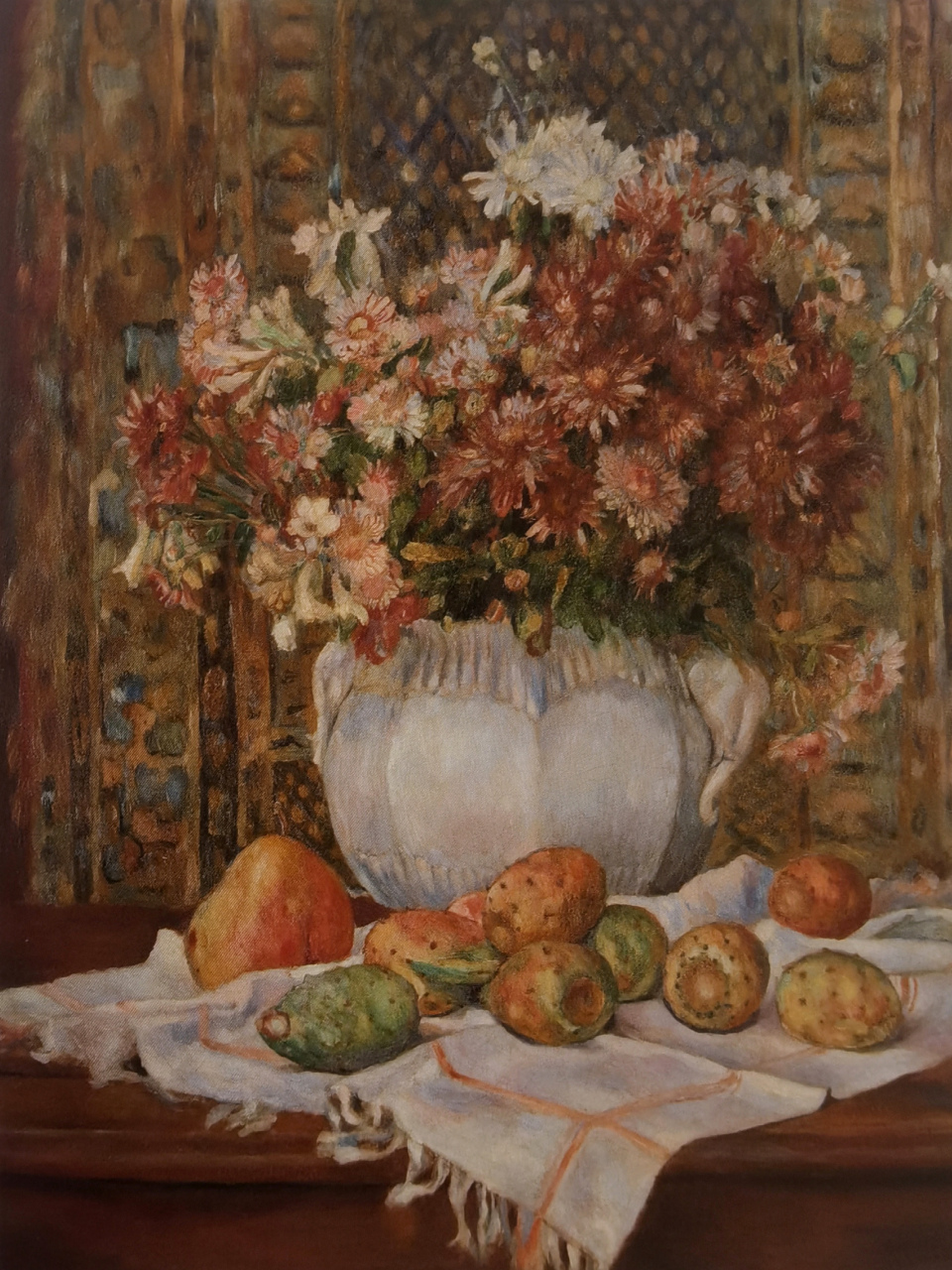 雷诺阿除了他那些曼妙温暖的人体画外,静物花卉画同样带给观者满满的