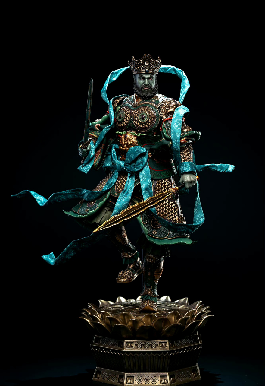 模型欣赏:haoyutoys 1/6 神话系列-南方增长天王 魔礼青,他是魔家四将